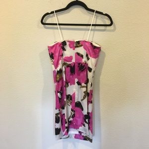 Banana Republic Dresses - BR floral pink strapless dress Banana Republic Dresses - BR floral pink strapless dress